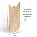 Arranhador de Parede Sisal 50x20