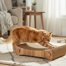 Arranhador e Cama em MDF para Gatos