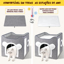 Casa Ninho Dobrável com Arranhador