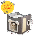 Casa Ninho Dobrável com Arranhador