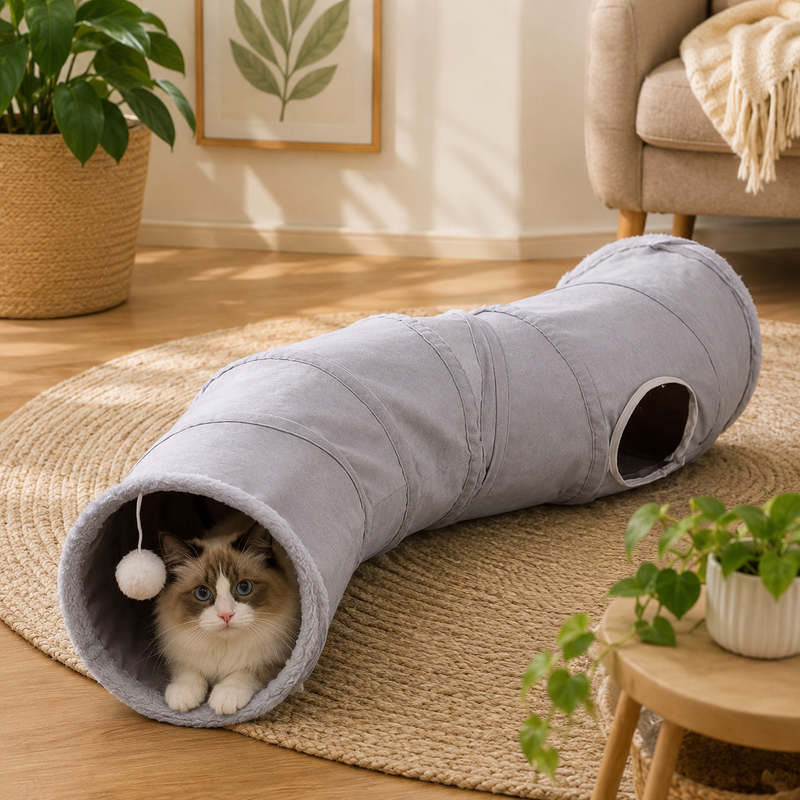 Túnel de Camurça para Gatos