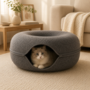 Toca Túnel Donut para Gatos