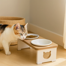 Comedouro e Bebedouro Elevado Pet Duplo em MDF – Linha Premium