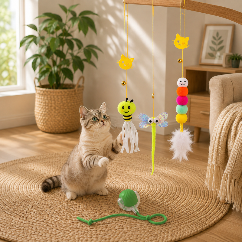 Kit Diversão Inteligente para Gatos