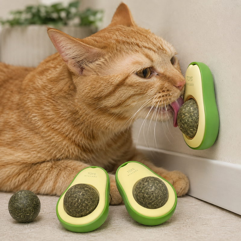 Brinquedo Abacate com Catnip