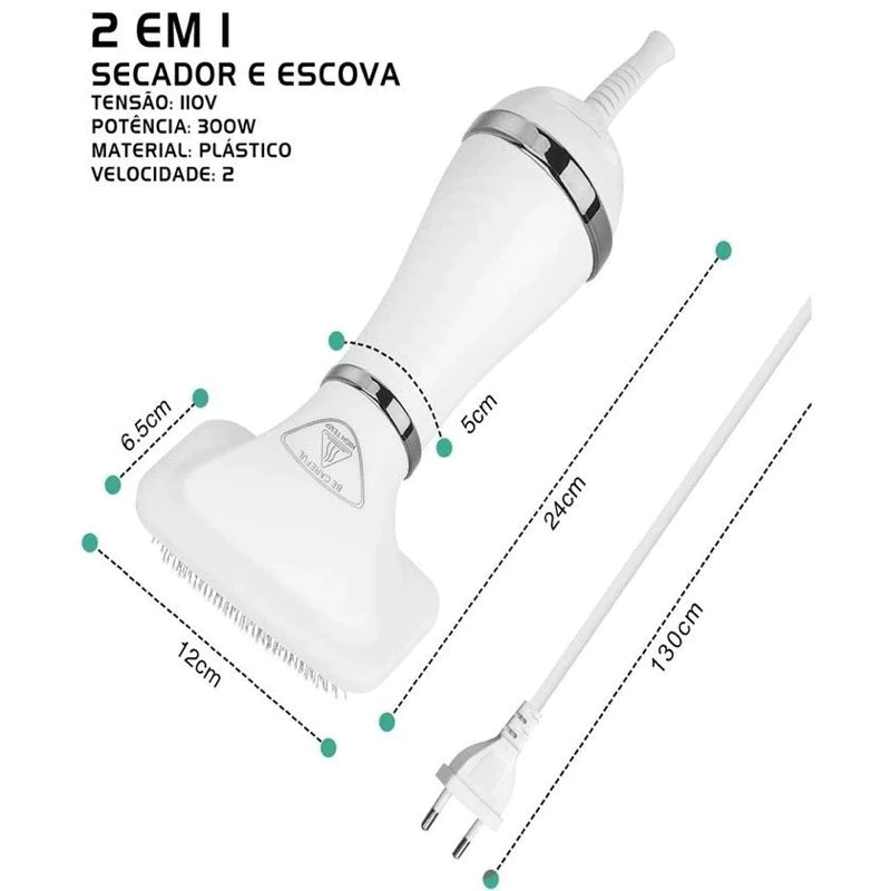 Escova Secadora Profissional Para Gatos