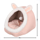 Casinha Luxo Rosa para Gatos