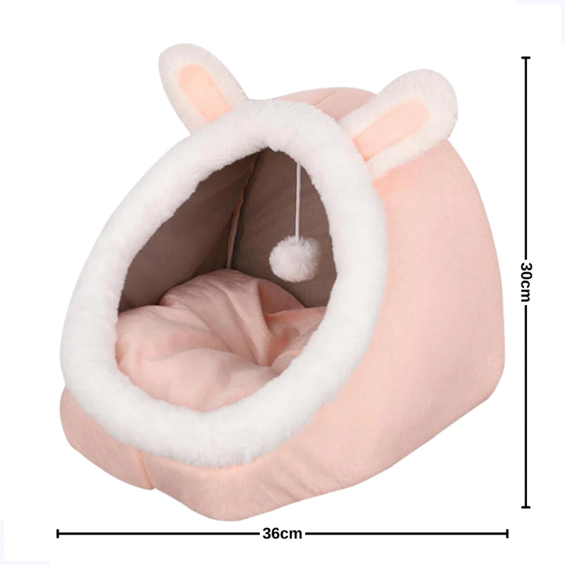 Casinha Luxo Rosa para Gatos