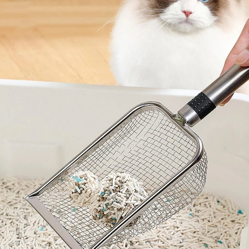 Pá Higiênica Inox para Gatos