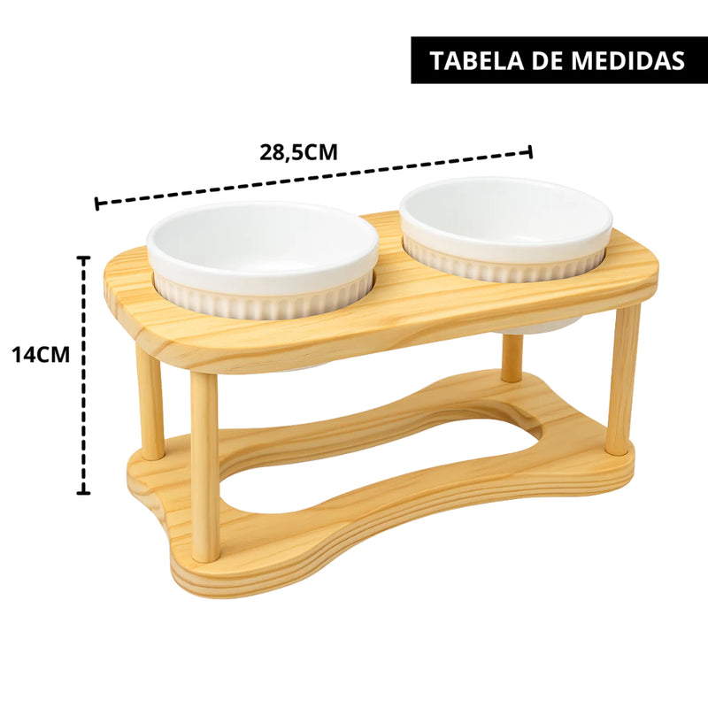 Comedouro e Bebedouro Duplo Premium