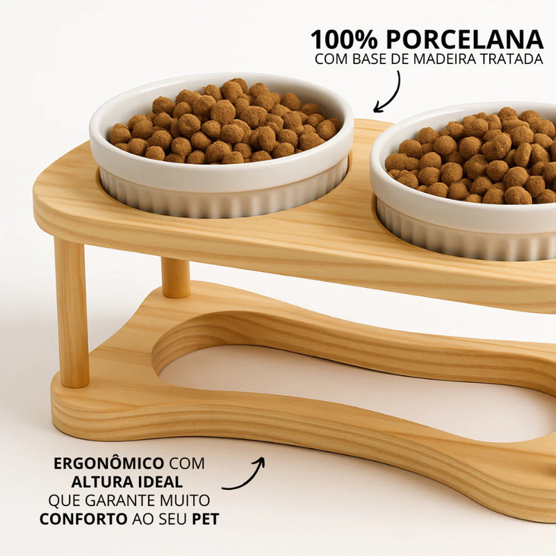 Comedouro e Bebedouro Duplo Premium