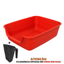 Caixa de Areia com Pá Higiênica para Gatos