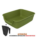 Caixa de Areia com Pá Higiênica para Gatos