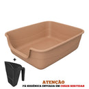 Caixa de Areia com Pá Higiênica para Gatos