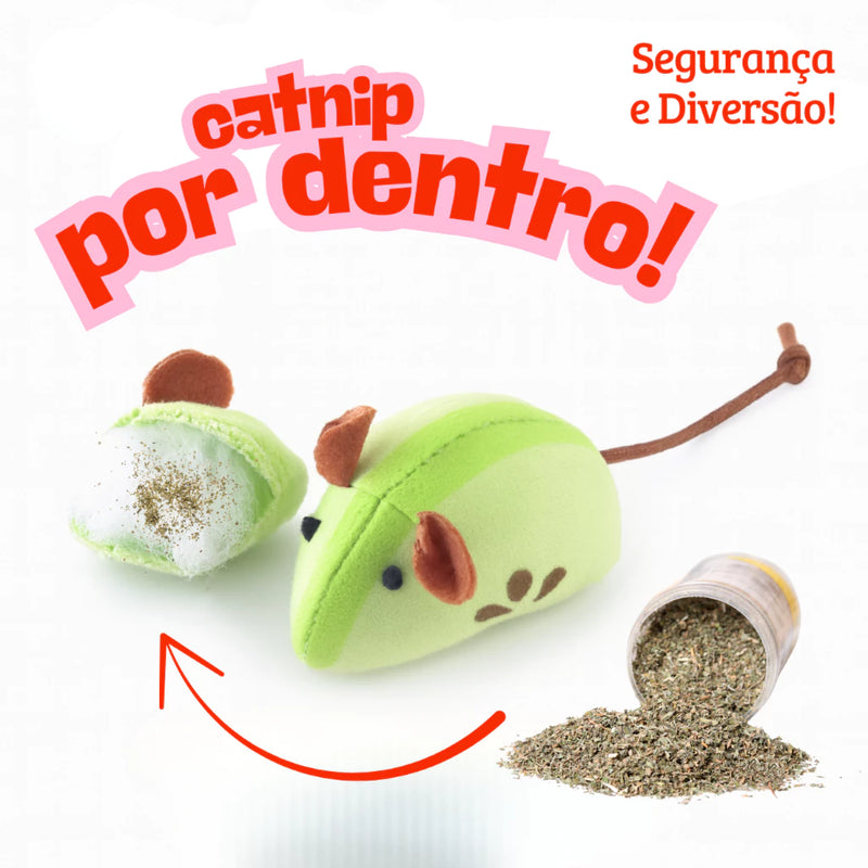 Ratinhos com Catnip para Gatos